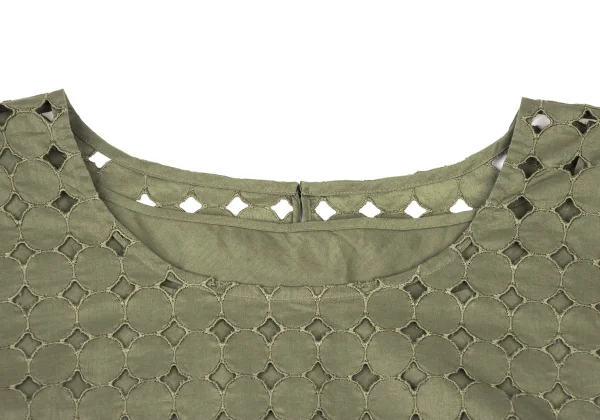 L'EQUIPE YOSHIE INABA Dot Openwork Layered Blouse K-173803_004