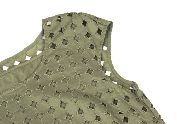 L'EQUIPE YOSHIE INABA Dot Openwork Layered Blouse K-173803_005