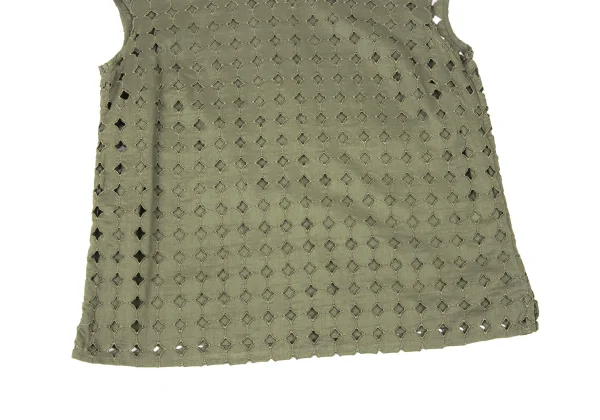 L'EQUIPE YOSHIE INABA Dot Openwork Layered Blouse K-173803_007