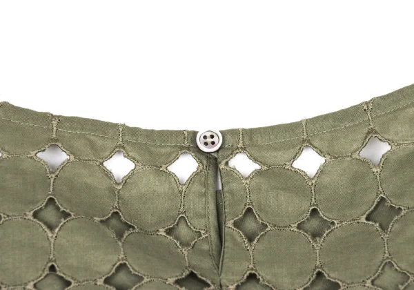 L'EQUIPE YOSHIE INABA Dot Openwork Layered Blouse K-173803_011