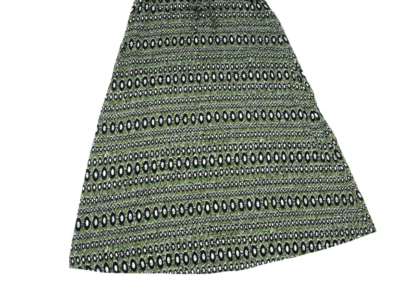 L'EQUIPE YOSHIE INABA Cotton Silk Graphic Sleeveless Dress K-173804_007
