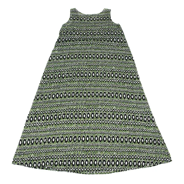 L'EQUIPE YOSHIE INABA Cotton Silk Graphic Sleeveless Dress K-173804_009