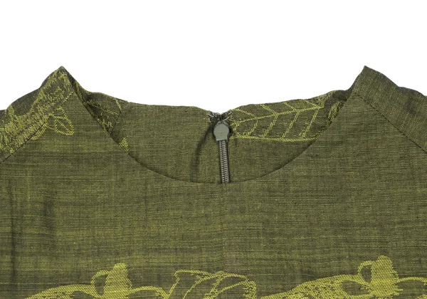 ISSEY MIYAKE HaaT Botanical Jacquard Blouse K-173808_005