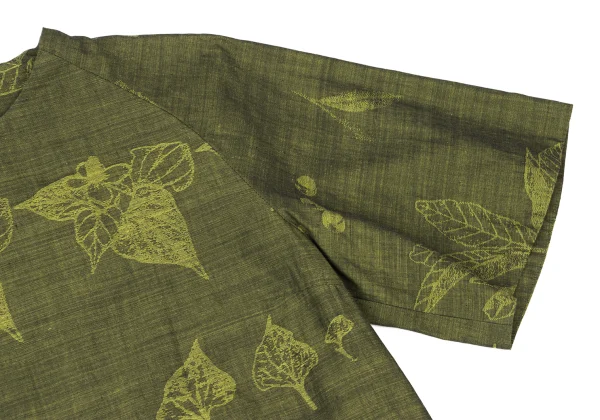 ISSEY MIYAKE HaaT Botanical Jacquard Blouse K-173808_007