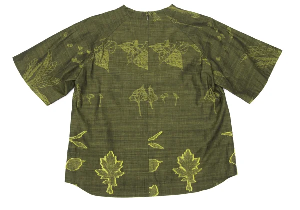 ISSEY MIYAKE HaaT Botanical Jacquard Blouse K-173808_012
