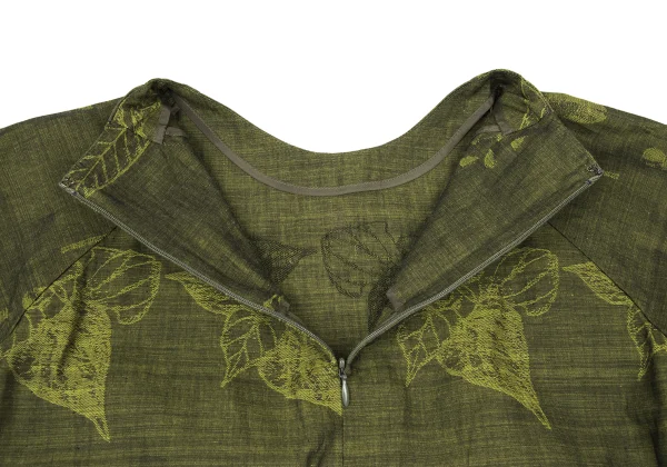ISSEY MIYAKE HaaT Botanical Jacquard Blouse K-173808_013