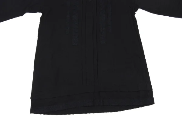 ISSEY MIYAKE HaaT Cotton Rayon Taping V Neck Top K-173811_008