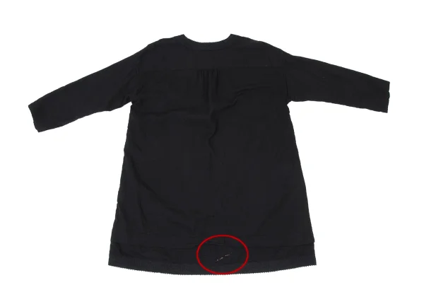 ISSEY MIYAKE HaaT Cotton Rayon Taping V Neck Top K-173811_012