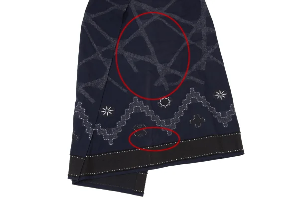 ISSEY MIYAKE HaaT Cotton Poly Wrap Skirt K-173813_007