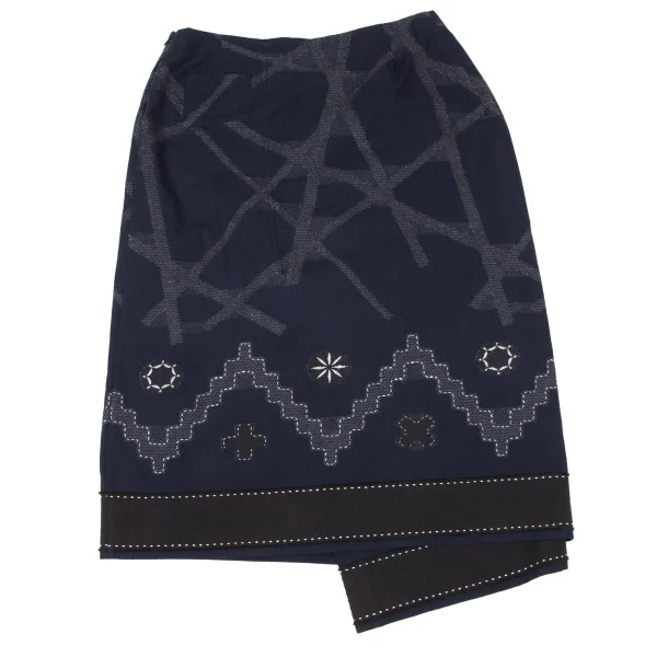 ISSEY MIYAKE HaaT Cotton Poly Wrap Skirt K-173813_012