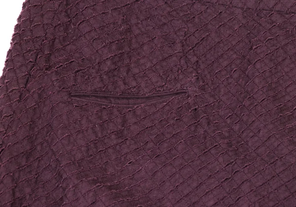 ISSEY MIYAKE HaaT Cotton Cutting Quilted Wrap Skirt K-173814_004