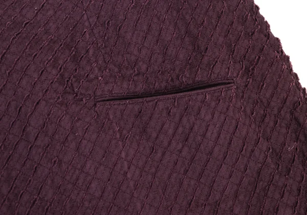 ISSEY MIYAKE HaaT Cotton Cutting Quilted Wrap Skirt K-173814_011