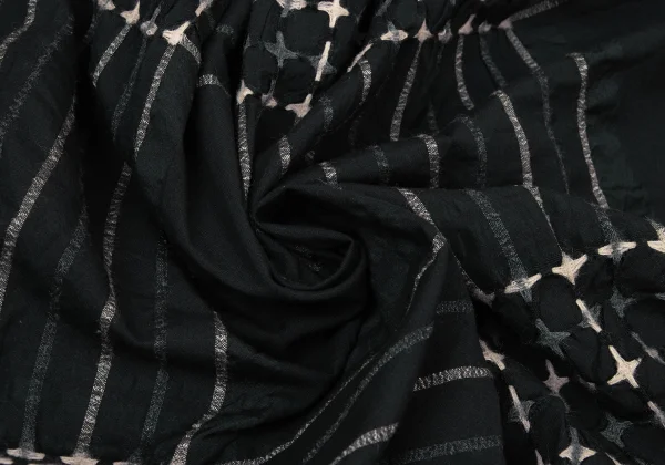 ISSEY MIYAKE HaaT Silk Cotton Line Tuck Skirt K-173816_009