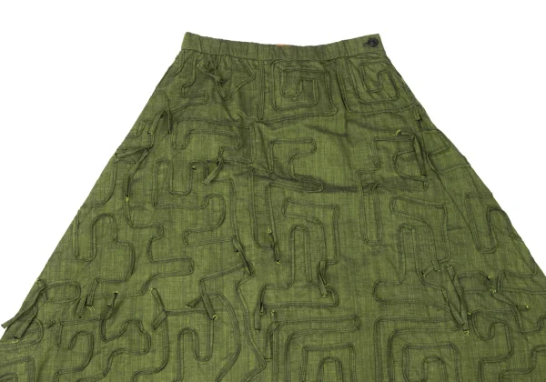 ISSEY MIYAKE HaaT Cotton Taping Dropped Crotch Pants K-173818_002