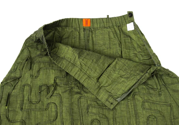 ISSEY MIYAKE HaaT Cotton Taping Dropped Crotch Pants K-173818_005