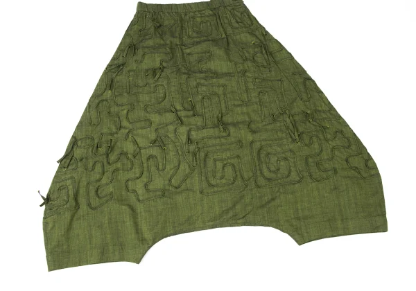 ISSEY MIYAKE HaaT Cotton Taping Dropped Crotch Pants K-173818_006