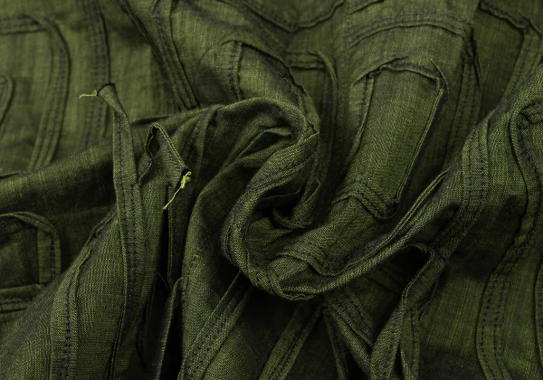 ISSEY MIYAKE HaaT Cotton Taping Dropped Crotch Pants K-173818_010