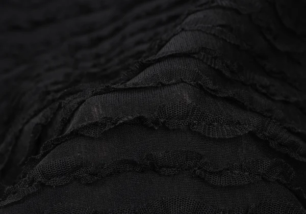 ISSEY MIYAKE HaaT Mesh Taping See-through Wide Pants K-173819_011