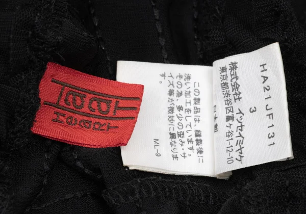 ISSEY MIYAKE HaaT Mesh Taping See-through Wide Pants K-173819_013