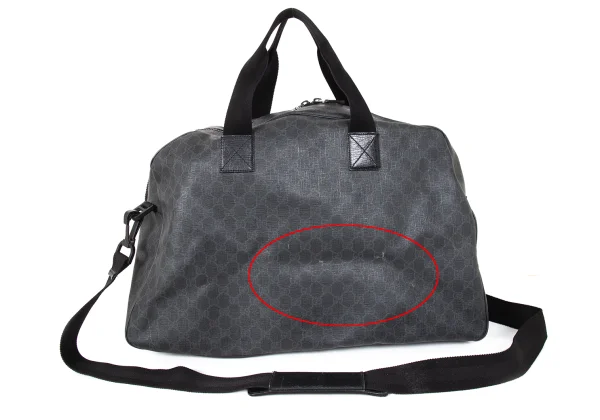 GUCCI GG Supreme PVC Coated Boston Bag K-173820_007