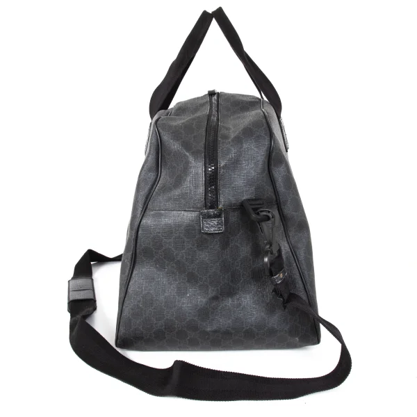 GUCCI GG Supreme PVC Coated Boston Bag K-173820_009