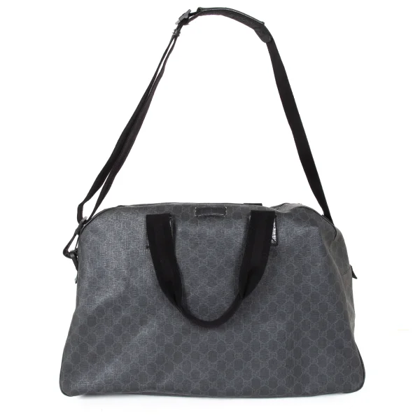 GUCCI GG Supreme PVC Coated Boston Bag K-173820_012