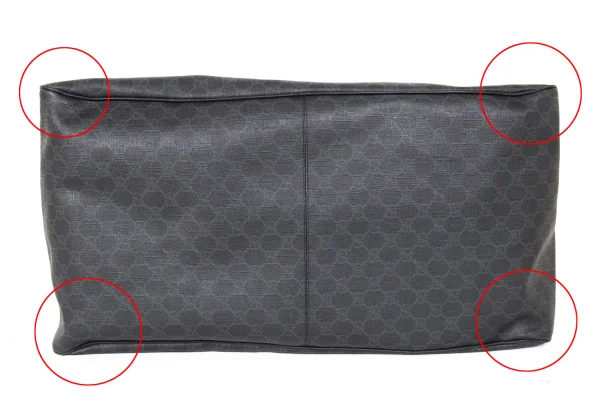 GUCCI GG Supreme PVC Coated Boston Bag K-173820_014
