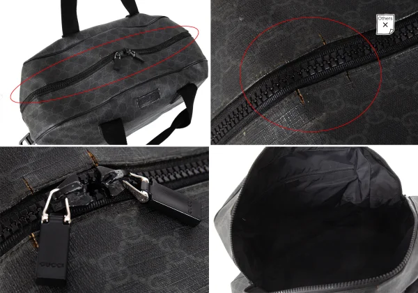 GUCCI GG Supreme PVC Coated Boston Bag K-173820_016