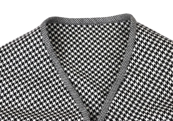 Yohji Yamamoto FEMME Wool Houndstooth Bolero Jacket K-173821_004