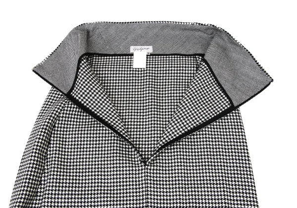 Yohji Yamamoto FEMME Wool Houndstooth Jacket & Skirt K-173823_014