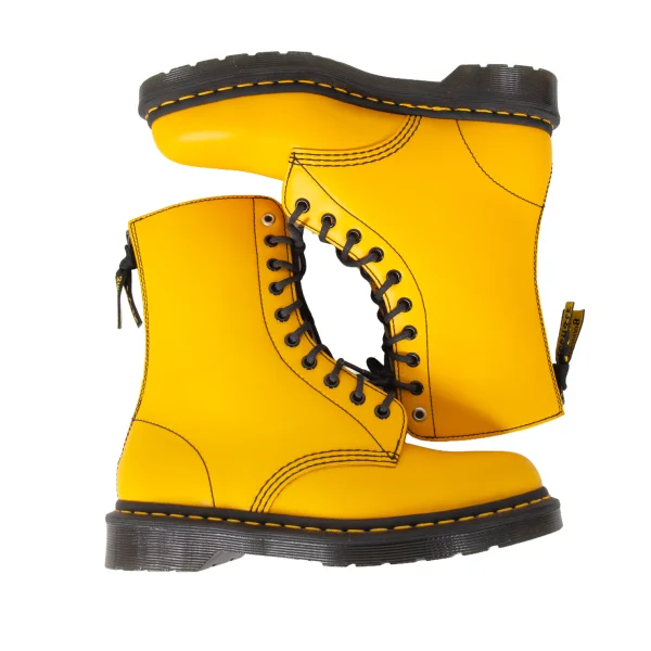 Y's x Dr. Martens Back Zip Leather Boots K-173826_010
