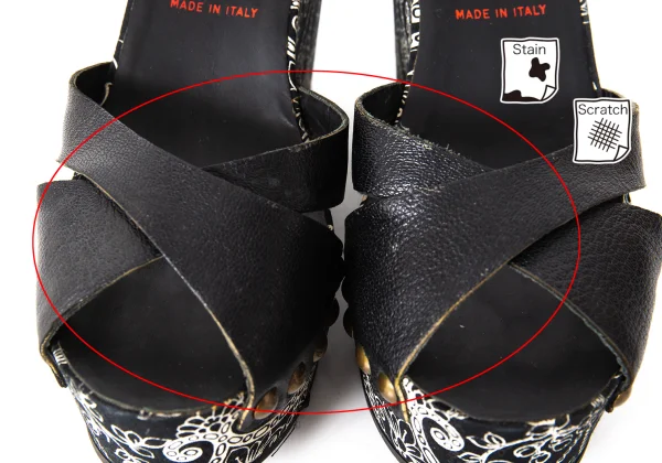 MIU MIU Floral Wedge-sole Sandals K-173827_003