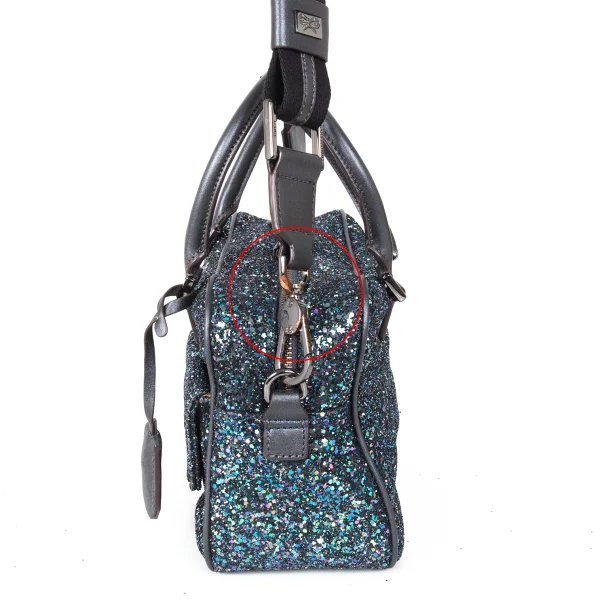 ANYA HINDMARCH Glitter Two Way Handbag K-173828_005