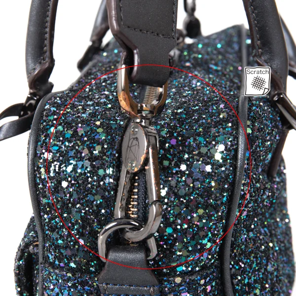 ANYA HINDMARCH Glitter Two Way Handbag K-173828_006