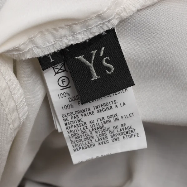 Y's Asymmetrical Layered Wide Dropped Crotch Pants K-173830_017