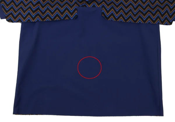 ISSEY MIYAKE Zigzag Double Face Short Sleeve Pullover Shirt K-173831_008