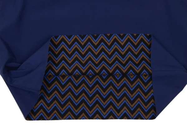 ISSEY MIYAKE Zigzag Double Face Short Sleeve Pullover Shirt K-173831_010
