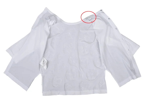 tao Floral Patch Back Open T Shirt K-173833_012