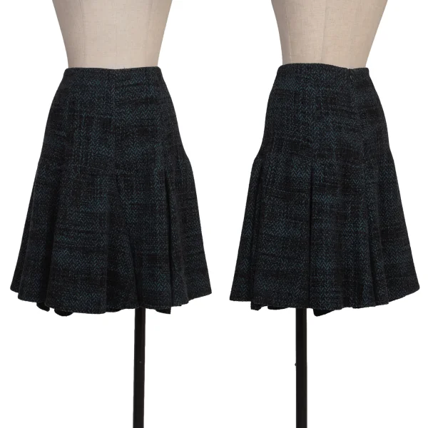 EMPORIO ARMANI Herringbone Tweed Sleeveless Blouse & Skirt K-173836_011