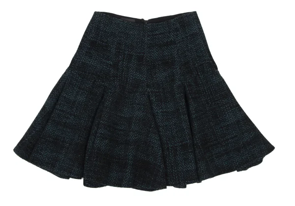 EMPORIO ARMANI Herringbone Tweed Sleeveless Blouse & Skirt K-173836_012