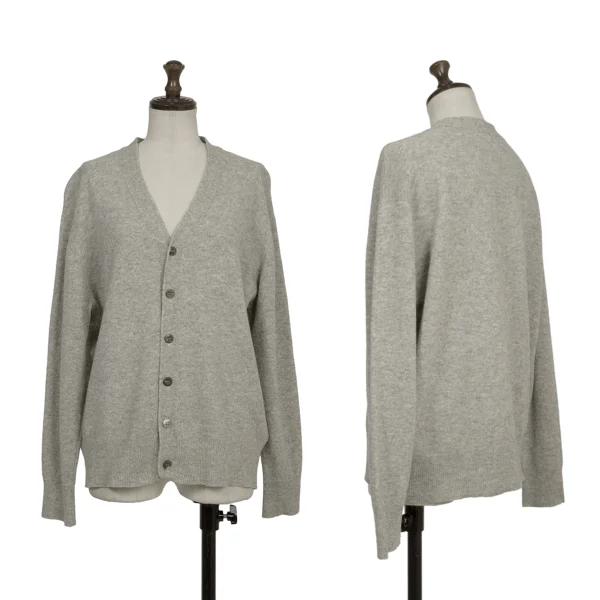 tricot COMME des GARCONS Wool Nylon Knit Cardigan Grey S-M K-173838_001