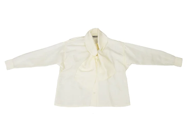 ASHA BY MDS Silk Embroidery Bow Tie Blouse K-173839_002