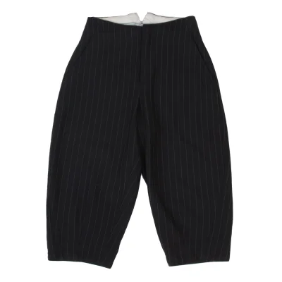 COMME des GARCONS Wool Stripe Dropped Crotch Pants