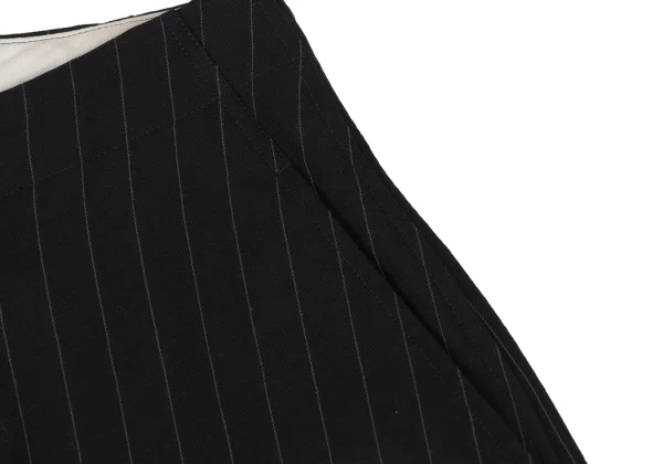 COMME des GARCONS Wool Stripe Dropped Crotch Pants K-173840_003
