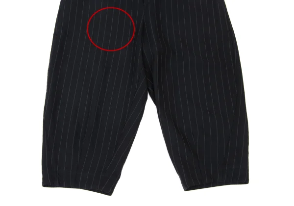 COMME des GARCONS Wool Stripe Dropped Crotch Pants K-173840_008