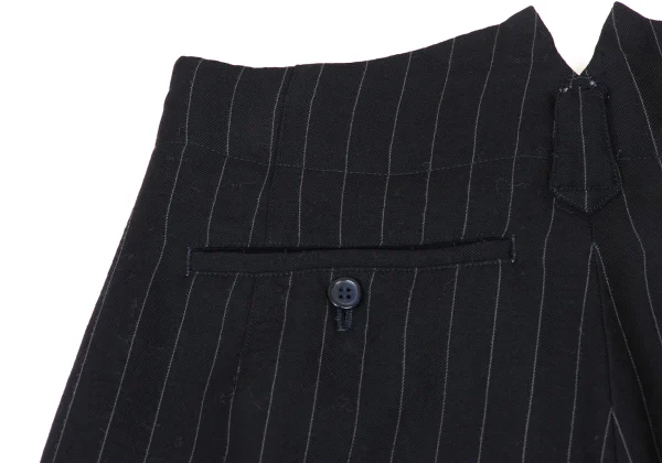 COMME des GARCONS Wool Stripe Dropped Crotch Pants K-173840_013