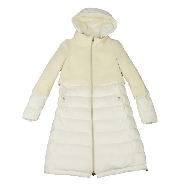 HERNO Wool Switching Hooded Down Coat K-173841_002