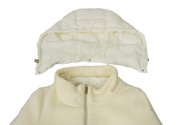 HERNO Wool Switching Hooded Down Coat K-173841_005