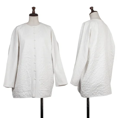 ASHA BY MDS Sashiko Design Collarless Jacket
