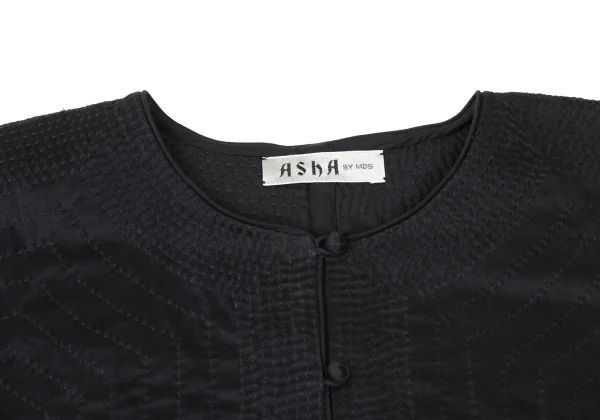 ASHA BY MDS Sashiko Design Collarless Jacket K-173846_004
